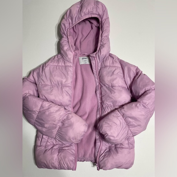OLD NAVY GIRLS WINTER JACKET PURPLE, SIZE L (10-12 year) puffer jacket(B6) - Picture 3 of 17